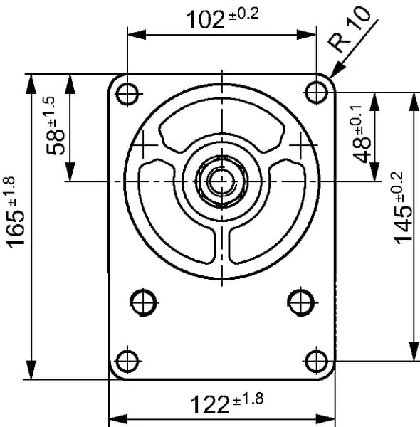 Bosch Rexroth - 0510725444 - Zahnradpumpe Azpg-22-032lcb20mb Bosch Rexroth