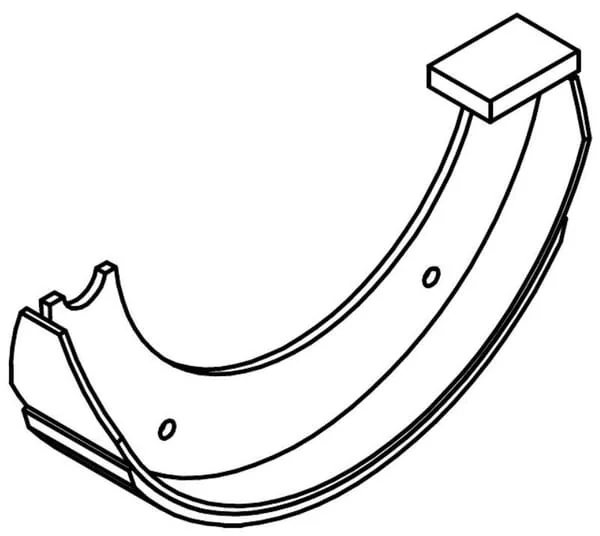 BPW - 0203384400 - Bremsbacken