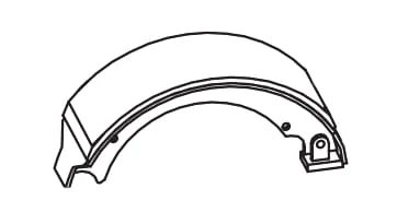 BPW - 0203384400 - Bremsbacken