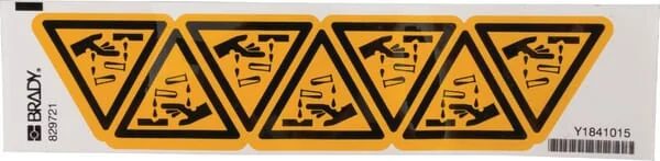Brady - WB829721 - Aufkleber Warnschild Aetzend 50x50mm Brady