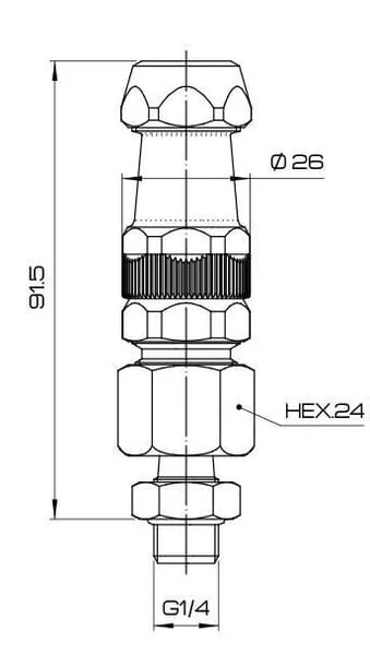 Braglia - 606101118 - Ersatzduese M60 18 mm
