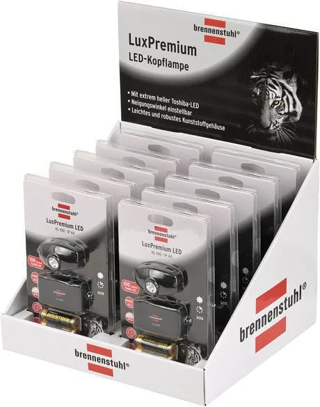 Brennenstuhl - EM1178760 - LED Kopflampe KL100