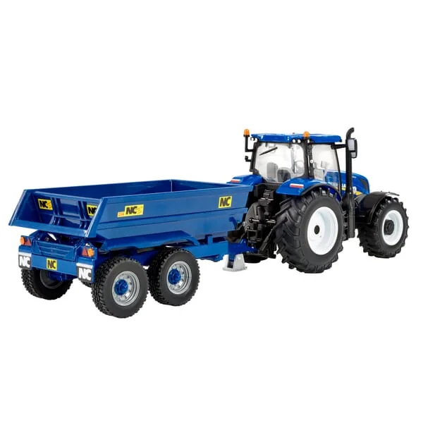 Britains - B43268 - New Holland T6 + NC Kippanhänger