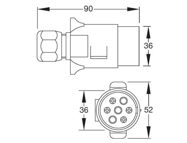 Britax - 1409901 - Stecker 7-Polig