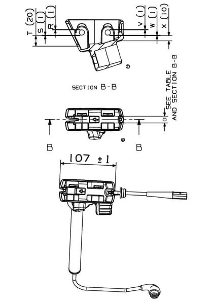 Britax - 7260531AM - Spiegelarm Für Hohe Belastung – Links