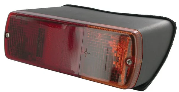 Britax - 83960375N - Rückleuchte Rechts Rechteckig, 12/24V, Rot/Bernstein, Aufschraubbar, 200x85x85mm, Britax