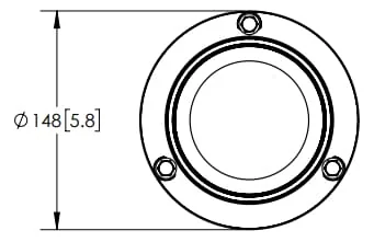 Britax - EB5013A - Leuchte LED, 12-24V, Gelb, Magnetisch, ECCOLED Bronze ECCO