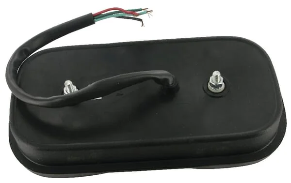 Britax - L1201LB - Rückleuchte Rechteckig, 12/24V, Rot/Bernstein, Aufschraubbar, 223x112x57mm