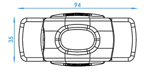 Britax - L450120LMV - LED-Konturbeleuchtung Vertikal – Links