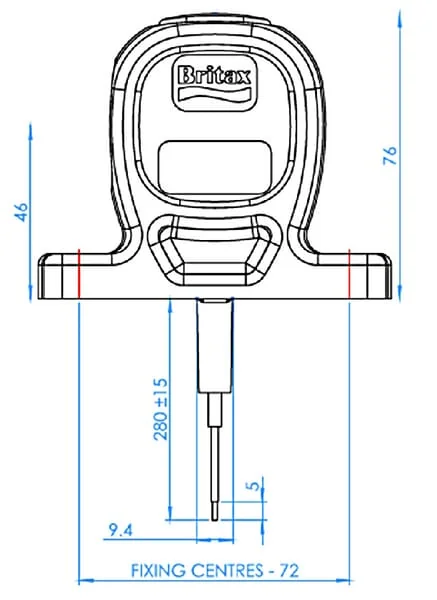 Britax - L450120LMV - LED-Konturbeleuchtung Vertikal – Links