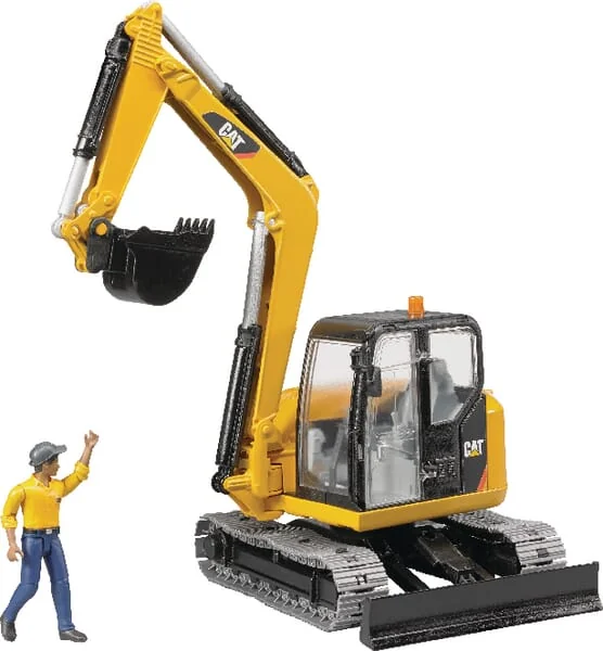 Bruder - U02466 - Mitarbeiter Am Minibagger Cat