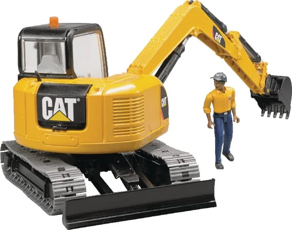 Bruder - U02466 - Mitarbeiter Am Minibagger Cat