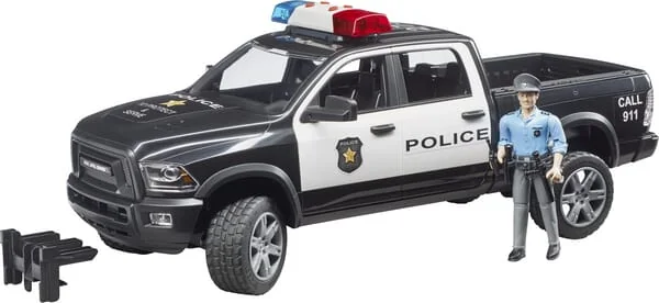 Bruder - U02505 - Polizeilastwagen Ram 2500 Mit Polizist
