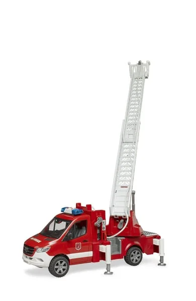 Bruder - U02673 - Mb Sprinter Feuerwehrfahrzeug Mit Leiter, Wasserpumpe Und Licht+Sound-Modul