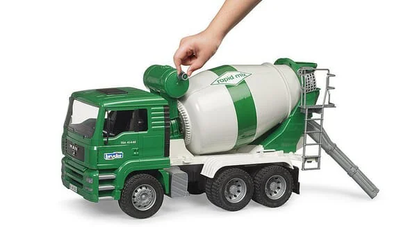 Bruder - U02739 - MAN TGA Betonmischer Lkw Schnellmischer