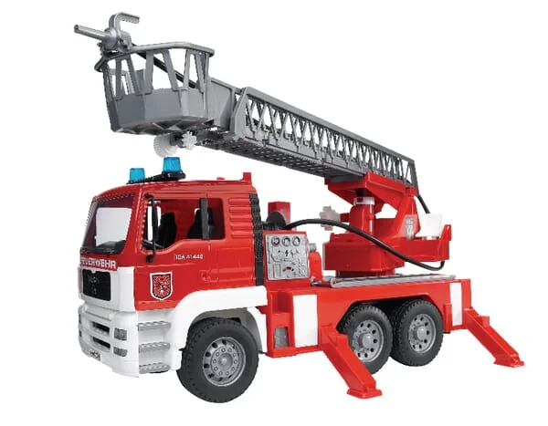 Bruder - U02771 - Feuerwehrfahrzeug Mit Leiter Und Akustischem Modul