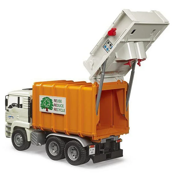 Bruder - U02772 - MAN TGA Muellwagen Mit Heckbeladung