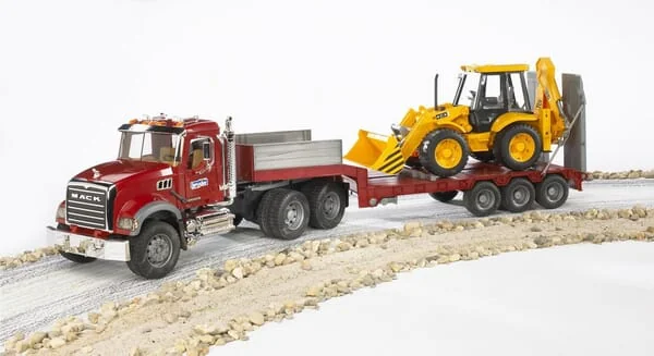Bruder - U02813 - Mack Granite mit Tieflader