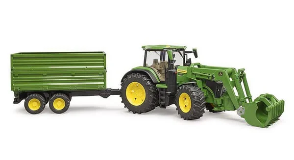 Bruder - U03155 - John Deere 7R 350 Mit Frontlader Und Anhaenger