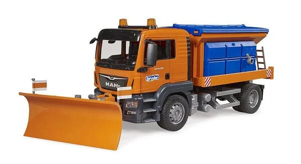 Bruder - U03785 - MAN TGS Winterdienst Mit Schneepflug