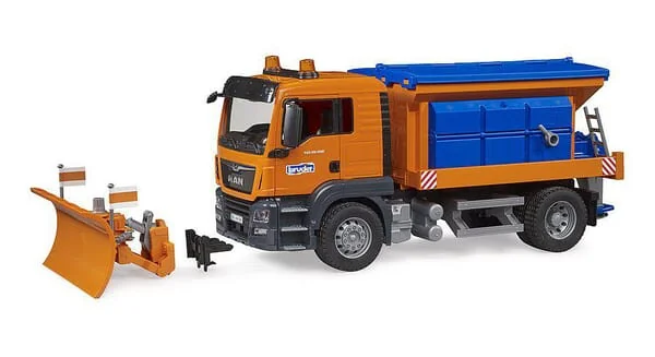 Bruder - U03785 - MAN TGS Winterdienst Mit Schneepflug