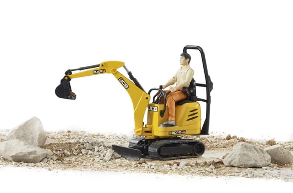 Bruder - U62002 - Mikrobagger JCB mit Arbeiter