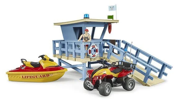 Bruder - U62780 - Rettungswache Mit Quad Und Jetski, Bworld