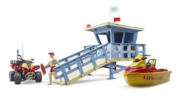Bruder - U62780 - Rettungswache Mit Quad Und Jetski, Bworld