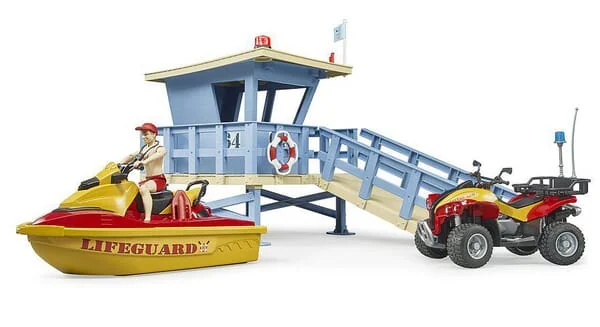 Bruder - U62780 - Rettungswache Mit Quad Und Jetski, Bworld