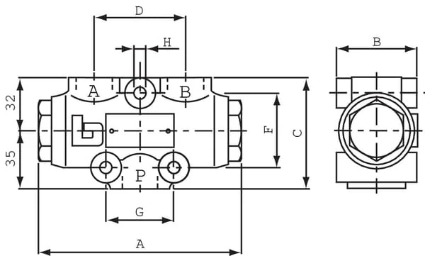 Bucher - MTDA08075 - Strömungsteiler 37-75l/min