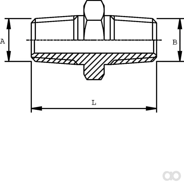 Burnett & Hillman - DNN06 - Adapter 3/8 NPT