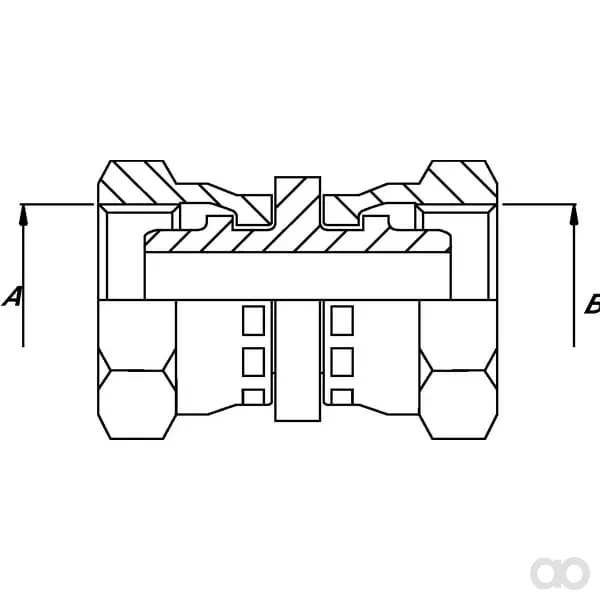 Burnett & Hillman - FFM16 - Adapter F/F M16