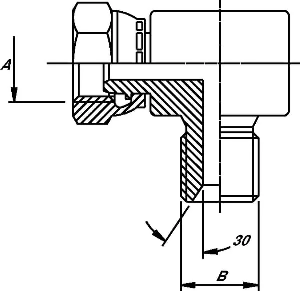 Burnett & Hillman - MF900806K - Kompaktbogen M/F 1/2X3/8 BSP