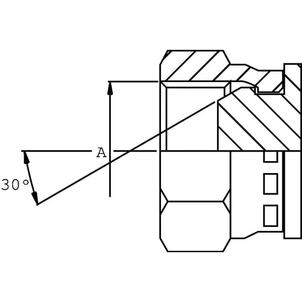 Burnett & Hillman - PF06B - Endkappe 3/8 BSP