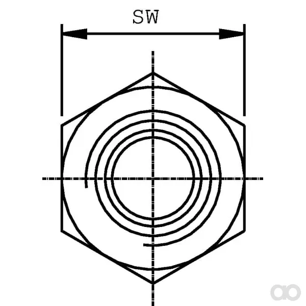 Burnett & Hillman - VNBW02 - Adapter Außengewinde/Innengewinde 1/8 BSP