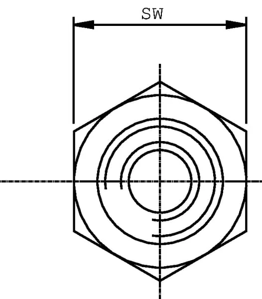 Burnett & Hillman - VRB0804 - Adapter Stecker/Buchse