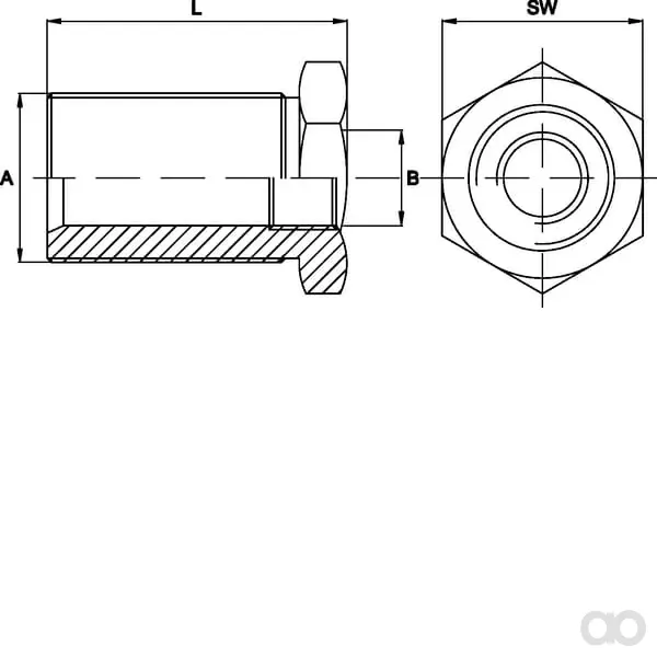 Burnett & Hillman - VRB1608 - Adapter Stecker-Buchse
