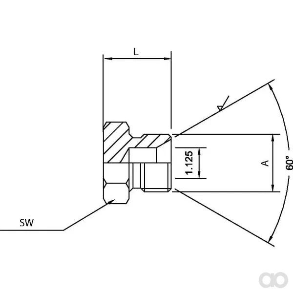 Burnett & Hillman - VSZ24 - Sechskant-Kegelstopfen 1-1/2 BSP