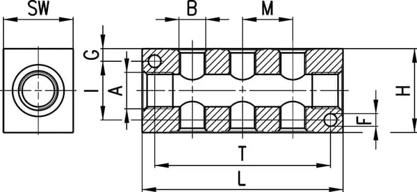 Camozzi - 3043124D38 - 3043 1/2-4D-3/8 Doppelausgang