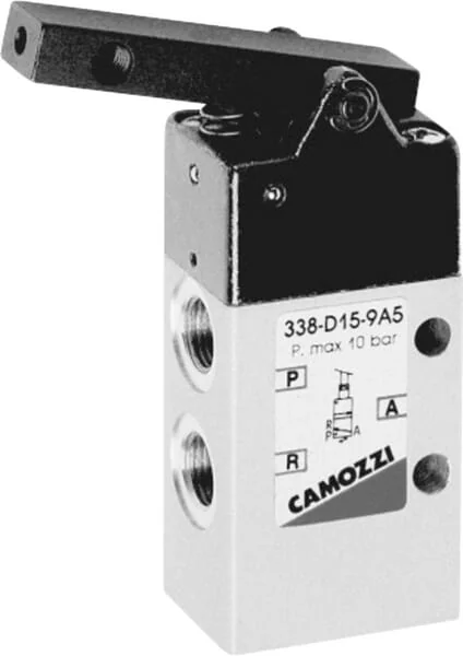 Camozzi - 338D159A5 - Ventil 3/2-Wege-Hebelantrieb