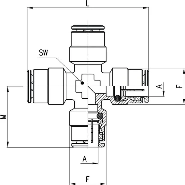 Camozzi - 66006CAM - Steckfitting