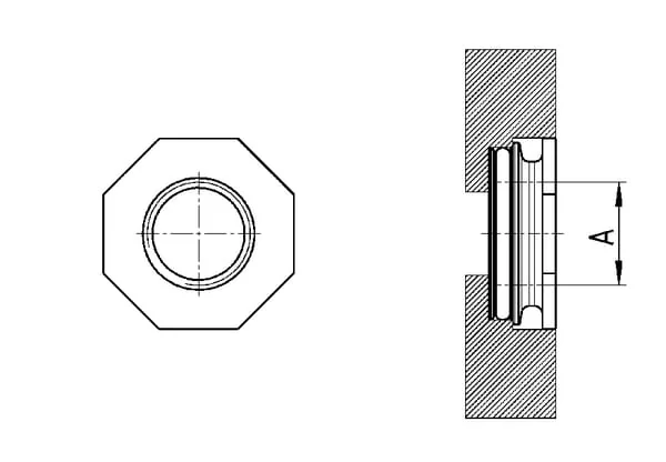 Camozzi - MD1A18 - Anschlusssatz 1/8