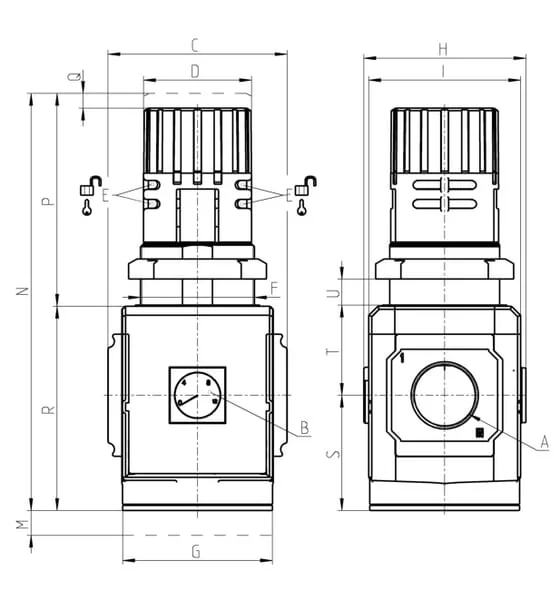 Camozzi - MX238R402 - Druckregler
