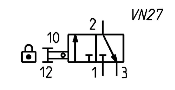 Camozzi - MX238V01 - Absperrung