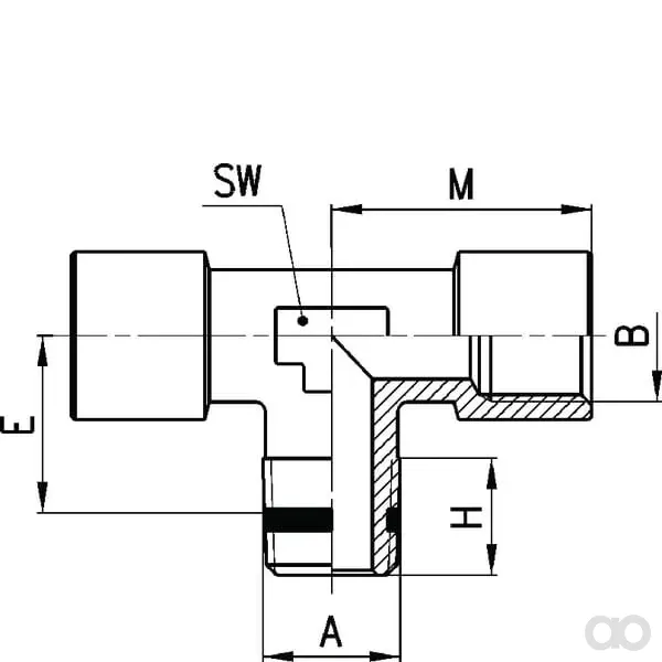 Camozzi - S20601414 - Rohrverbinder