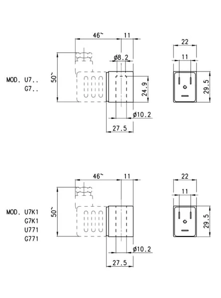 Camozzi - U73 - Magnetspule 24V DC