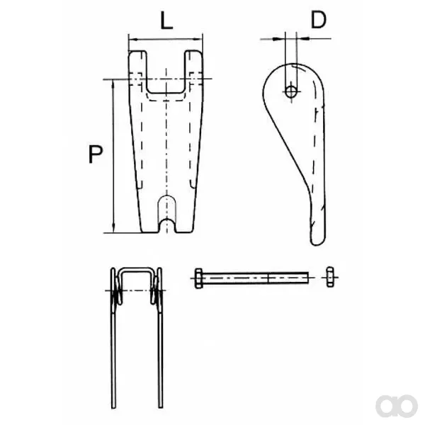 Cartec - WA310G - Sicherheitsclips Mit Feder