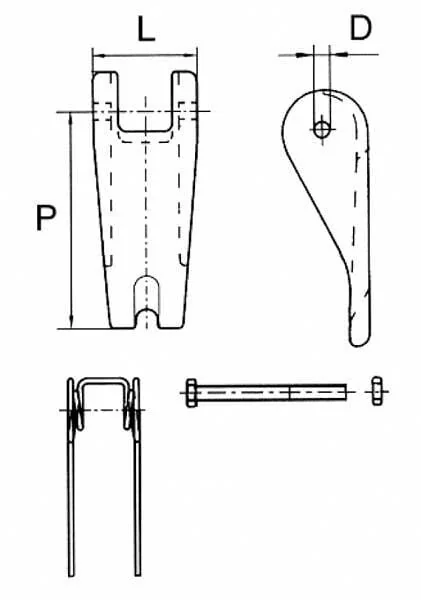 Cartec - WA340G - Sicherheitsclips Mit Feder