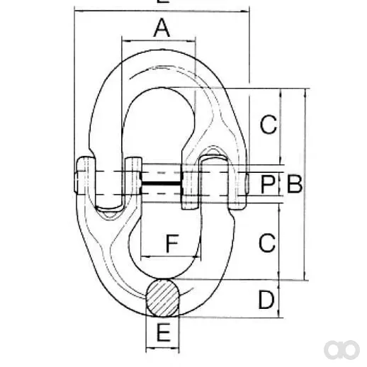 Cartec - WA62 - C-Verbindungsglied 13mm