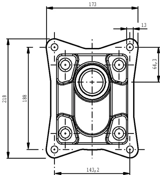 Casappa - KM4087R085E5 - Motor KM40.87R0-85E5-LEG/ED
